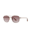 Garrett Leight CLUBHOUSE II Sunglasses RG-BRE/PLG rose gold-brew - product thumbnail 2/4