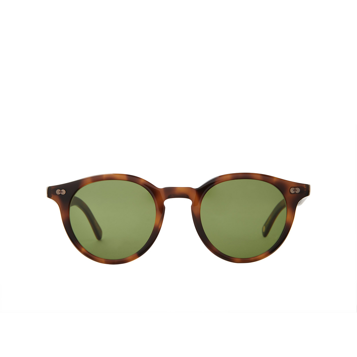 Garrett Leight CLUNE X Sunglasses SPBRNSH/PGN Spotted Brown Shell - front view