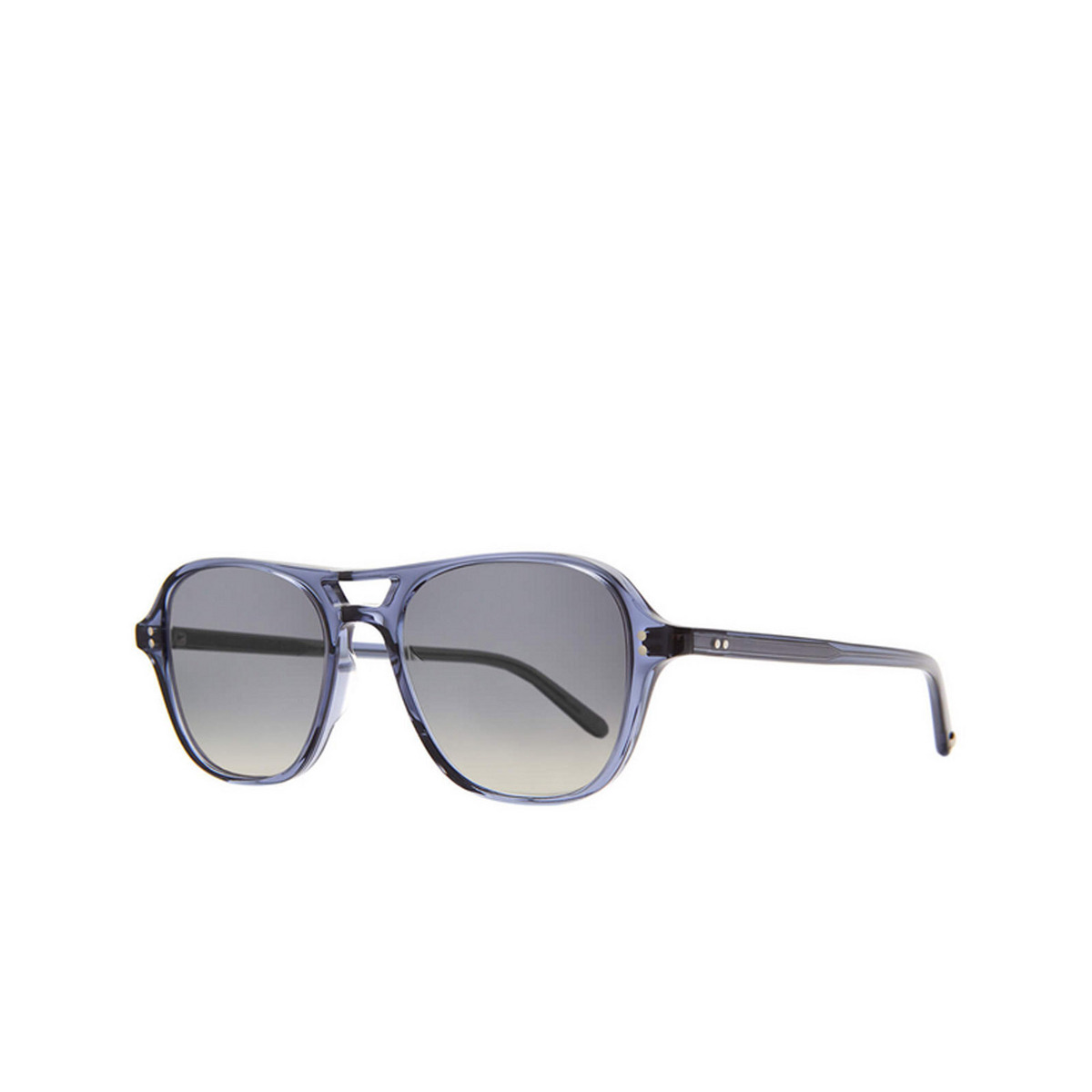 Garrett Leight DOC Sunglasses PACB/SFRAIG Pacific Blue - three-quarters view