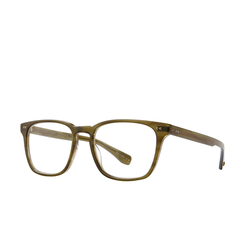 Garrett Leight EARVIN Eyeglasses MOT matte olive tortoise - 2/4