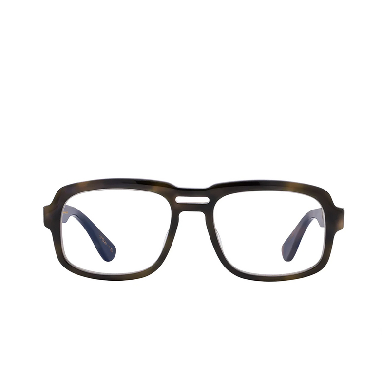 Garrett Leight GLCO X MASSIMO ALBA Eyeglasses SOL green tortoise - 1/5