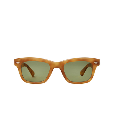 Garrett Leight GROVE Sunglasses emt/grn ember tortoise - front view