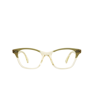 Garrett Leight LILY Eyeglasses OLA olive laminate - front view
