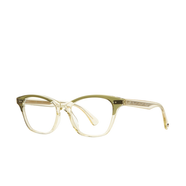 Garrett Leight LILY Eyeglasses ola olive laminate - three-quarters view