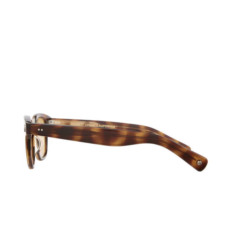 Garrett Leight NAPLES Sunglasses SPBRNSH/PMP spotted brown shell - 3/4