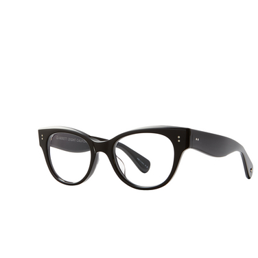 Garrett Leight OCTAVIA Eyeglasses BK black - three-quarters view