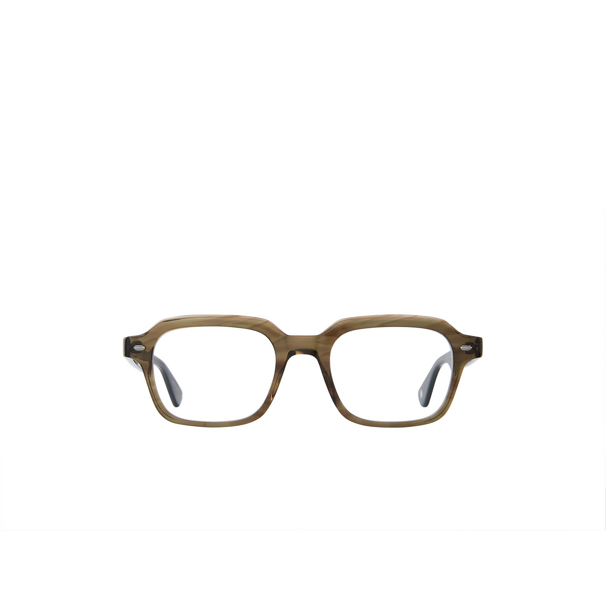 Garrett Leight OG FREDDY P Eyeglasses OT Olive Tortoise - front view
