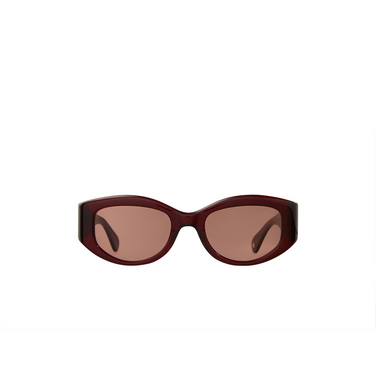 Garrett Leight RETRO BIGGIE Sunglasses mer/bor merlot - front view