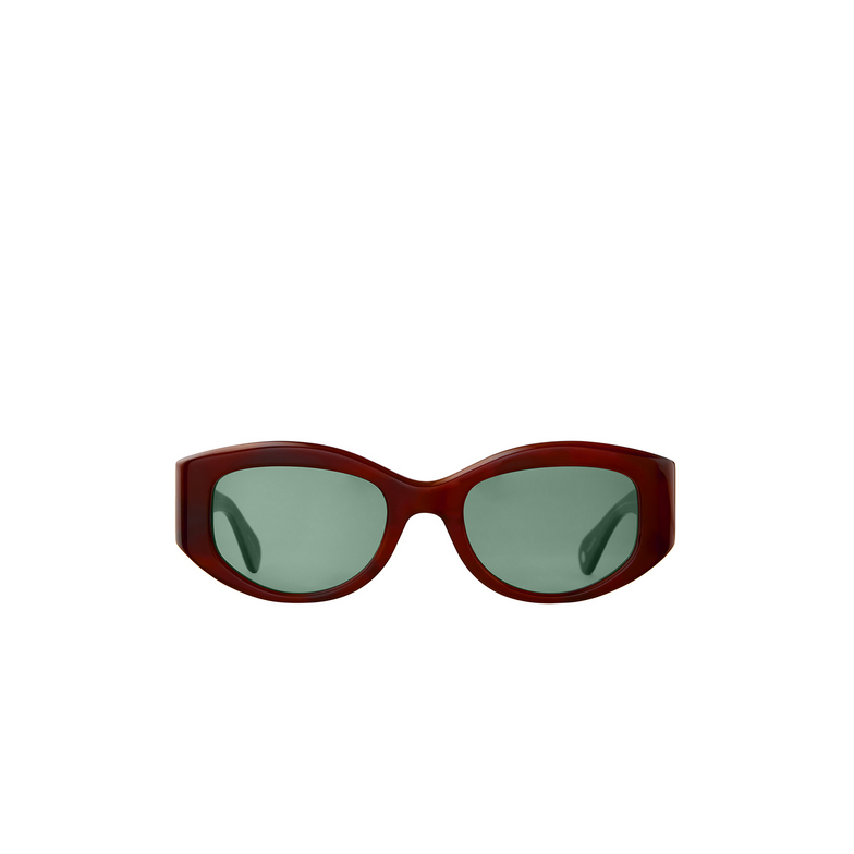 Garrett Leight RETRO BIGGIE Sunglasses VINBRT/VRD vintage burnt tortoise - 1/3