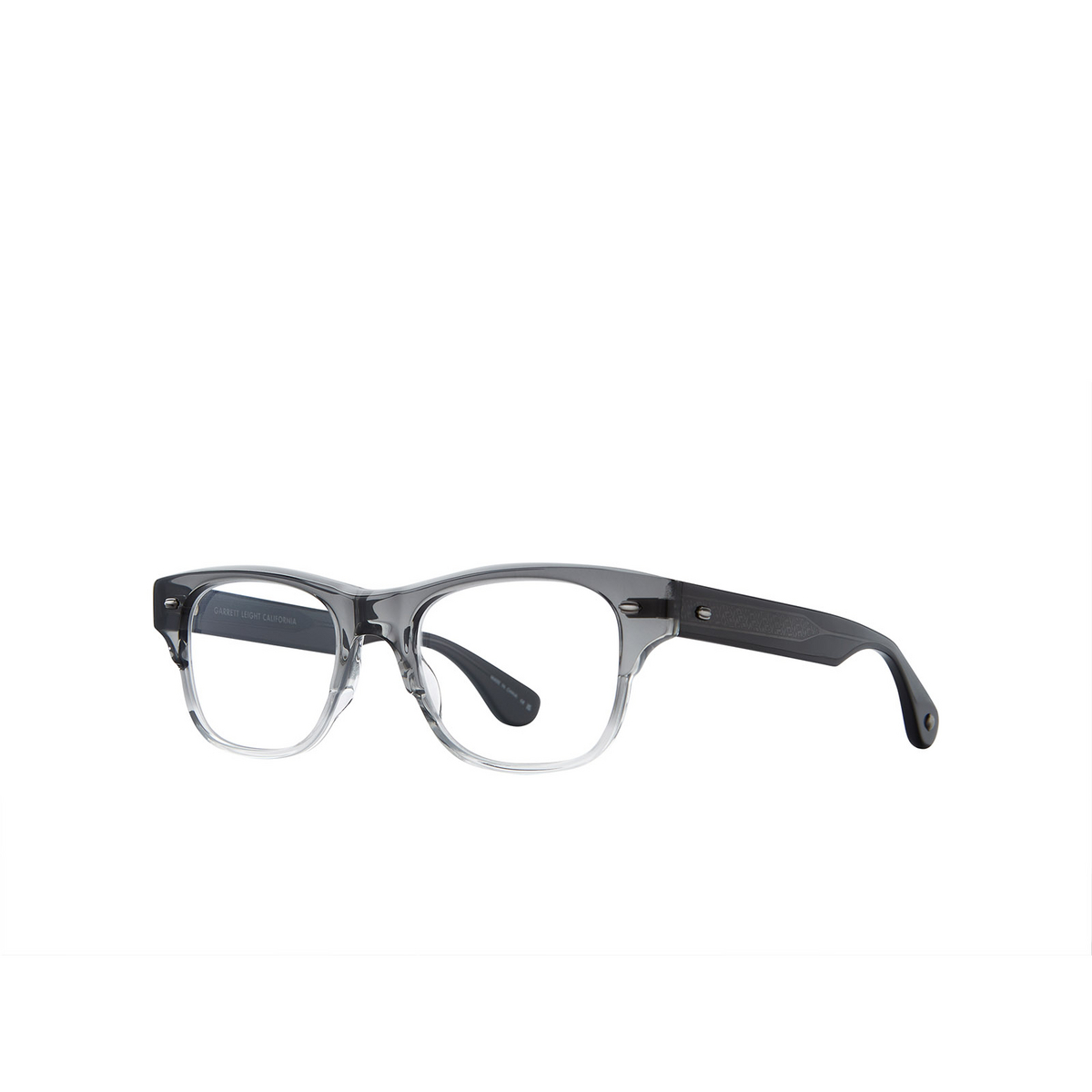 Garrett Leight RODRIGUEZ Eyeglasses GF Grey Fade - three-quarters view