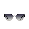 Garrett Leight VISTA Sunglasses LGM-BK/SFOXG light gunmetal-black/semi-flat onyx gradient - product thumbnail 1/3