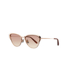 Garrett Leight VISTA Sunglasses RG-MKVE/SFCOG rose gold-mink velvet - product thumbnail 2/3
