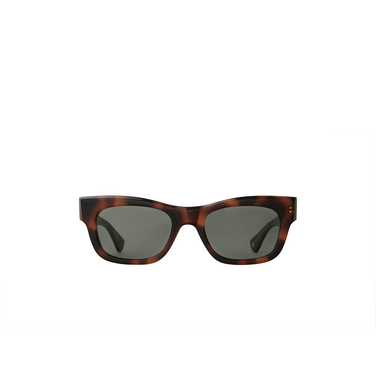 Garrett Leight WOZ Sunglasses spbrnsh/g15 spotted brown shell - front view