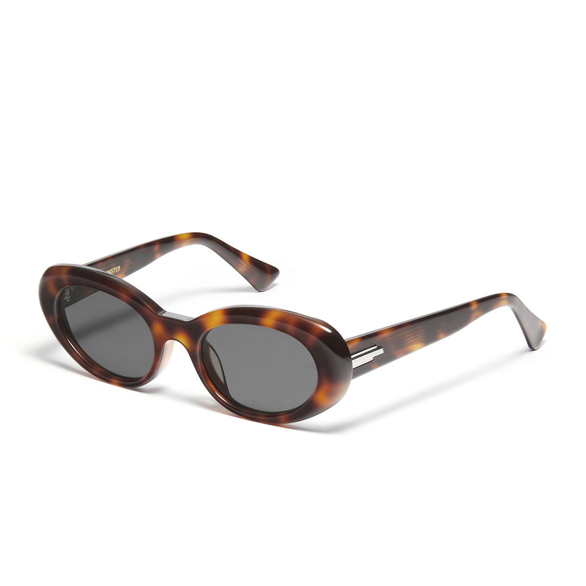 Gentle Monster LE Sunglasses L2 Brown Tortoise - three-quarters view
