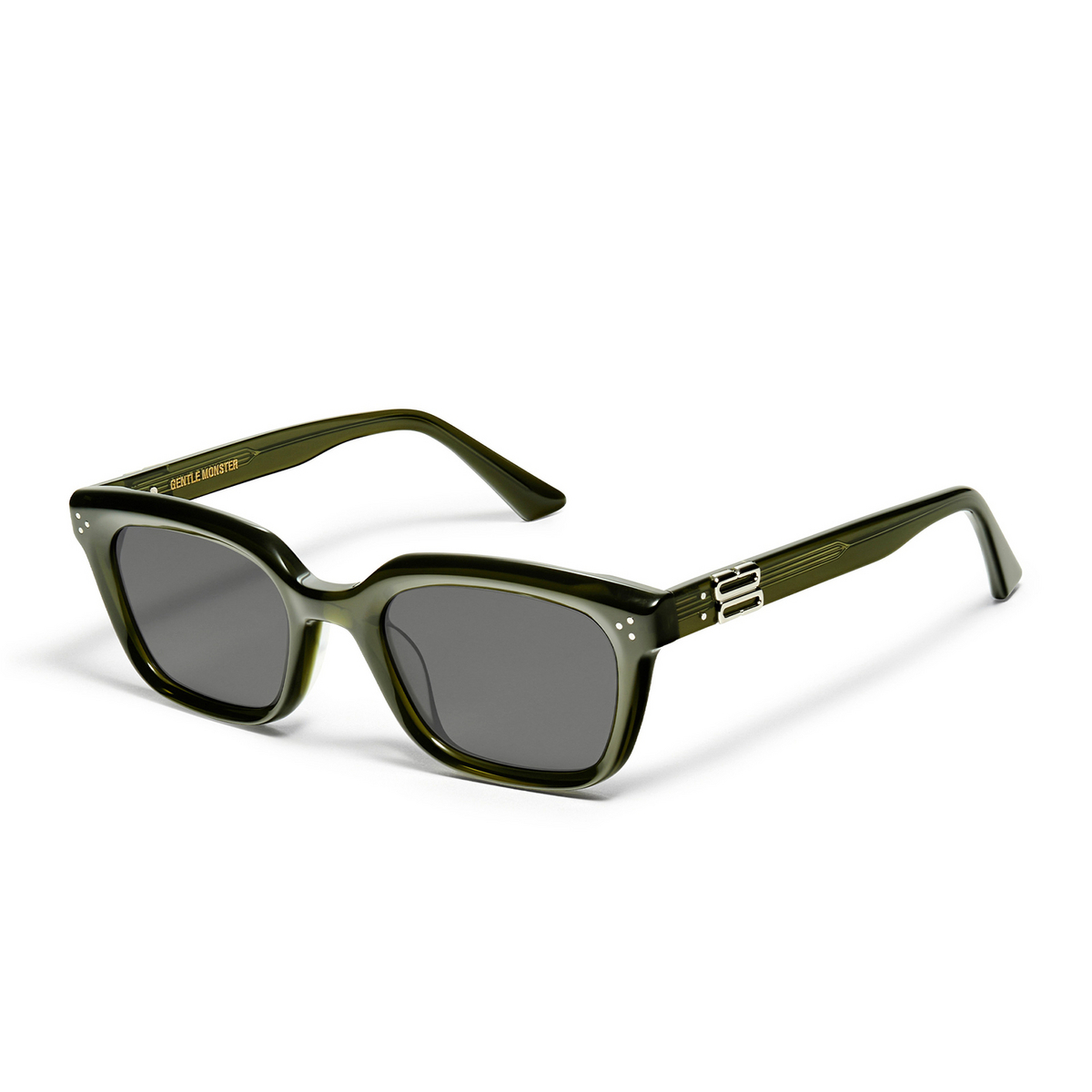 Gentle Monster MUSEE Sunglasses KC2 Khaki - three-quarters view