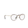Giorgio Armani AR 112MJ Eyeglasses 3002 matte pale gold / havana - product thumbnail 2/4
