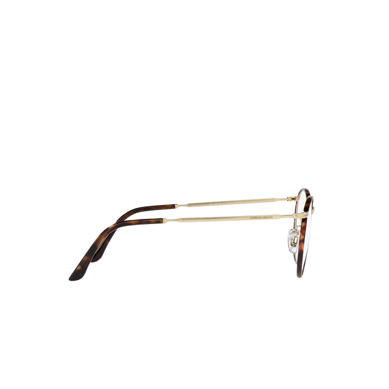 Giorgio Armani AR 112MJ Eyeglasses 3002 matte pale gold / havana - 3/4