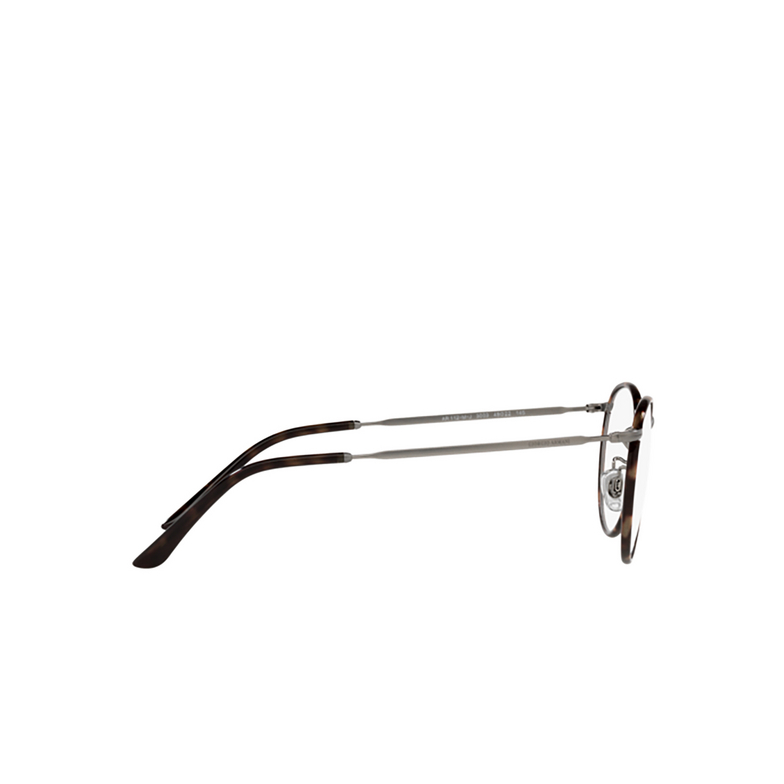 Giorgio Armani AR 112MJ Eyeglasses 3003 brown havana / matte gunmetal - 3/4