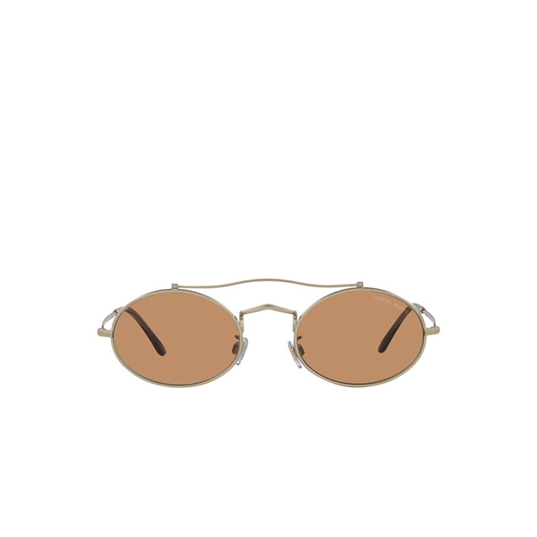 Giorgio Armani AR 115SM Sunglasses 300253 matte pale gold - 1/4