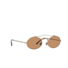 Giorgio Armani AR 115SM Sunglasses 300253 matte pale gold - product thumbnail 2/4