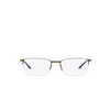 Occhiali da vista Giorgio Armani AR5010 3037 matte brushed golden gunmetal - anteprima prodotto 1/4