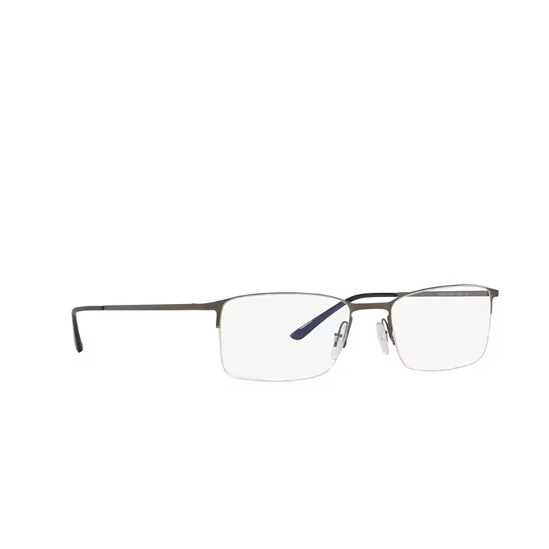 Lunettes de vue Giorgio Armani AR5010 3037 matte brushed golden gunmetal - 2/4