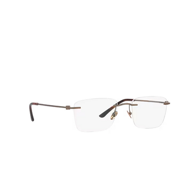 Giorgio Armani AR5124 Eyeglasses 3004 matte bronze - three-quarters view