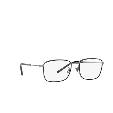 Giorgio Armani AR5127J Eyeglasses 3003 matte gunmetal / black - three-quarters view