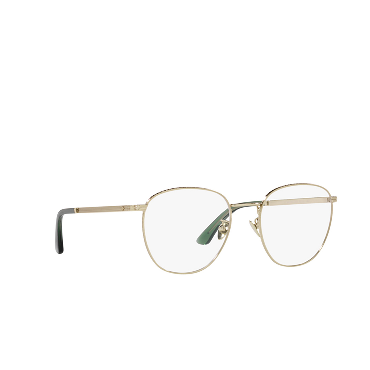 Giorgio Armani AR5128 Eyeglasses 3013 Pale Gold - three-quarters view