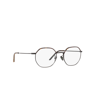 Giorgio Armani AR5130J Eyeglasses 3001 matte black / havana - three-quarters view