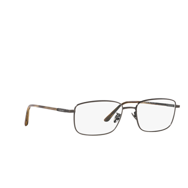 Giorgio Armani AR5133 Eyeglasses 3259 brushed gunmetal - three-quarters view