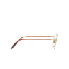 Giorgio Armani AR5134 Eyeglasses 3002 matte pale gold - product thumbnail 3/4