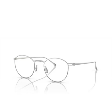Giorgio Armani AR5136T Eyeglasses 3346 matte silver - three-quarters view