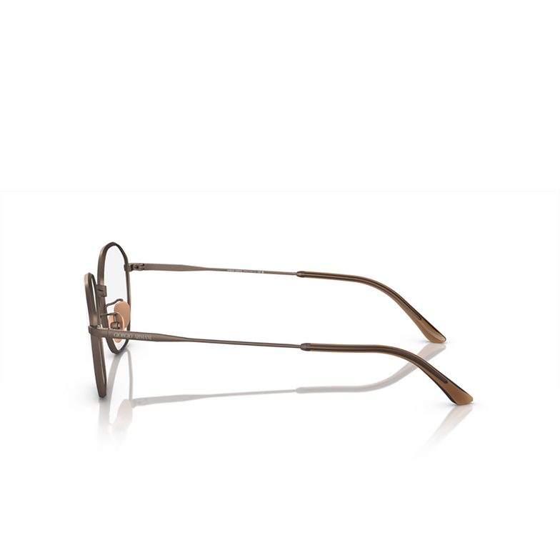 Giorgio Armani AR5139 Eyeglasses 3006 matte bronze - 3/4