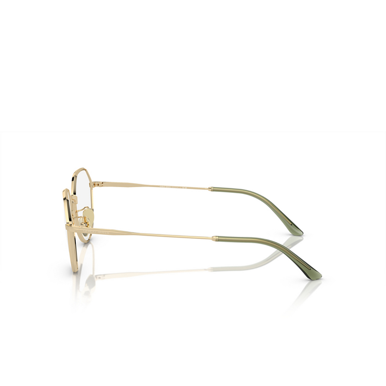 Giorgio Armani AR5142 Eyeglasses 3013 pale gold - 3/4