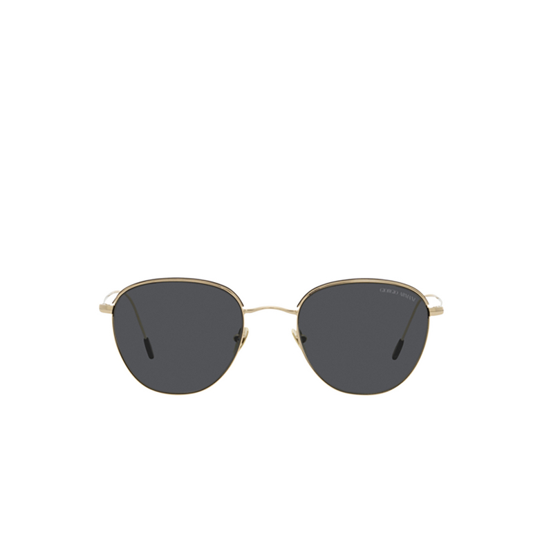 Giorgio Armani AR6048 Sunglasses 300287 pale gold / black - 1/4