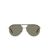 Lunettes de soleil Giorgio Armani AR6120J 30022A matte pale gold / havana - Vignette du produit 1/4