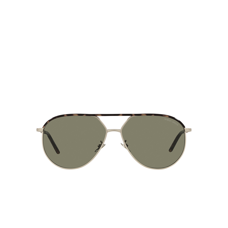 Giorgio Armani AR6120J Sonnenbrillen 30022A matte pale gold / havana - 1/4