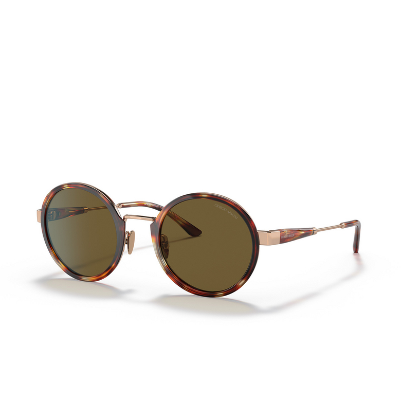 Giorgio Armani AR6133 Sunglasses 301173 rose gold / tortoise - 2/4
