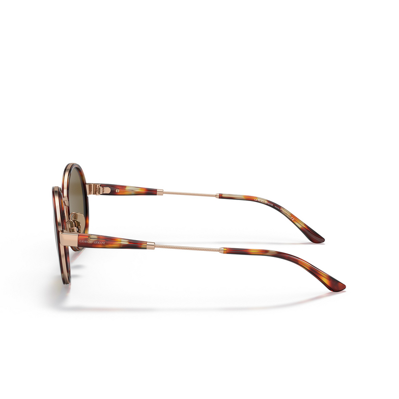 Giorgio Armani AR6133 Sunglasses 301173 rose gold / tortoise - 3/4