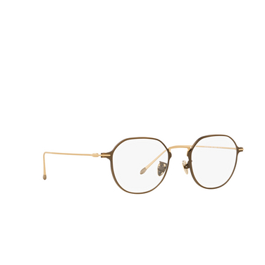 Giorgio Armani AR6138TM Korrektionsbrillen 3340 matte brown - Dreiviertelansicht