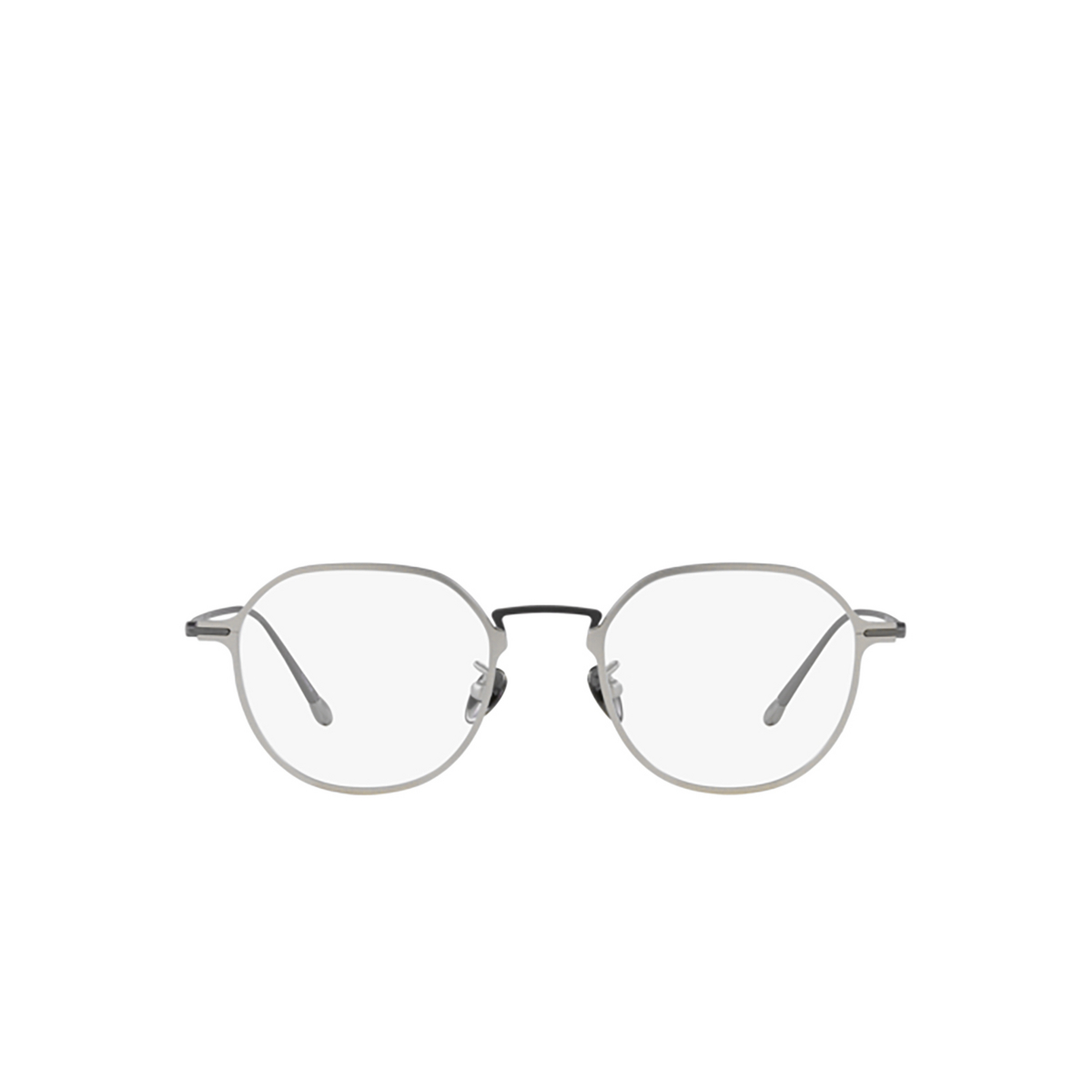 Giorgio Armani AR6138TM Eyeglasses 3346 Matte Silver - front view