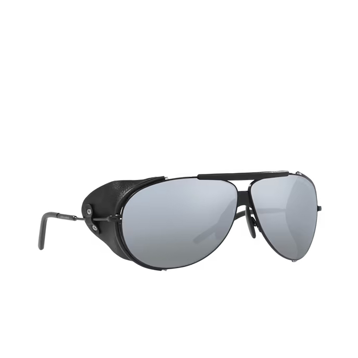 Giorgio Armani AR6139Q Sunglasses 300130 Matte Black - three-quarters view