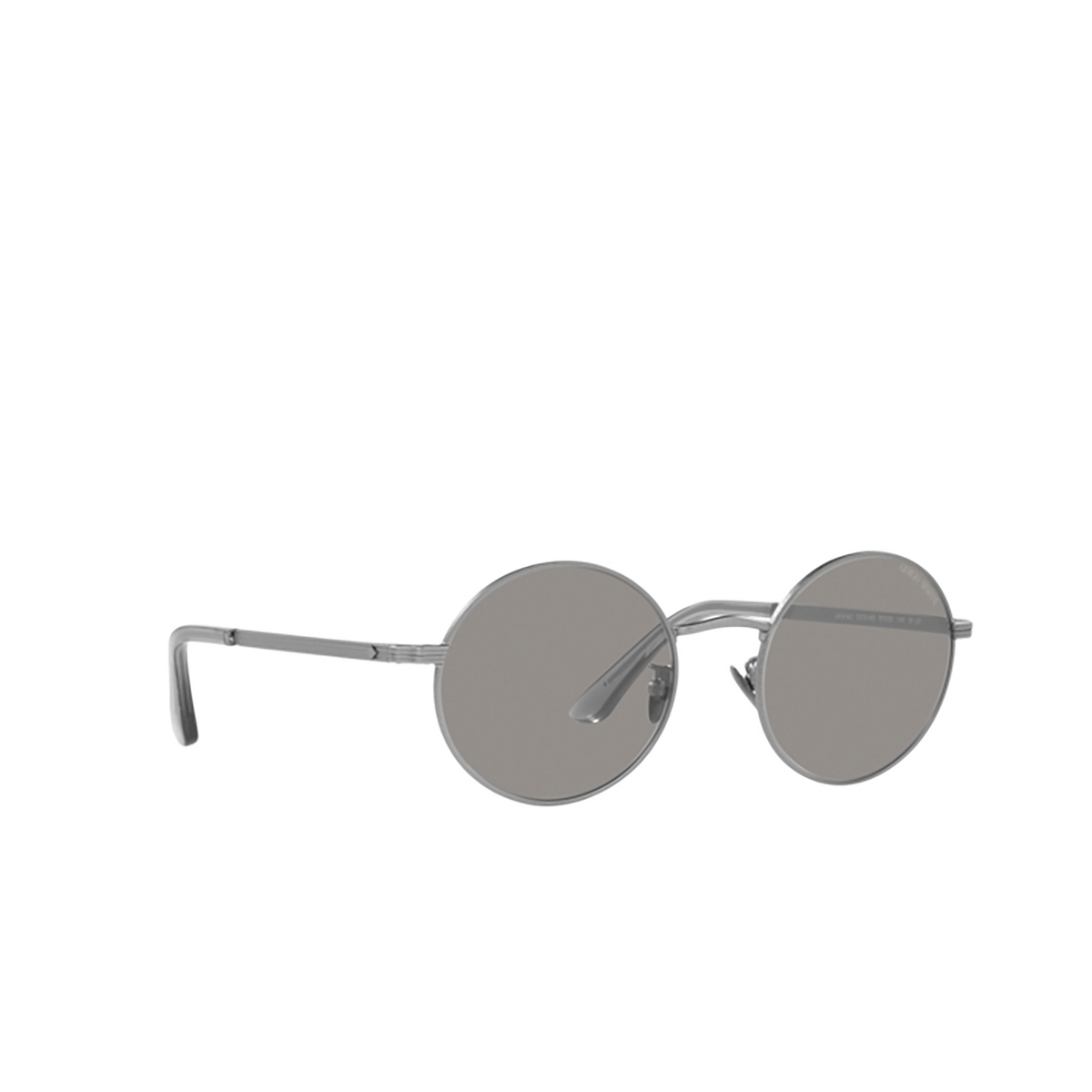Giorgio Armani AR6140 Sunglasses 3003M3 Matte Gunmetal - three-quarters view