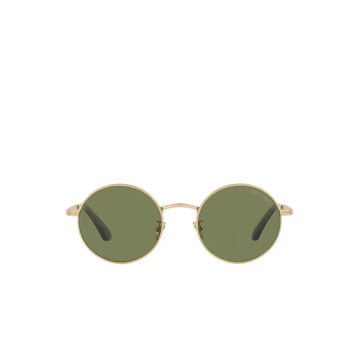 Giorgio Armani AR6140 Sunglasses 30132A Matte Pale Gold - front view
