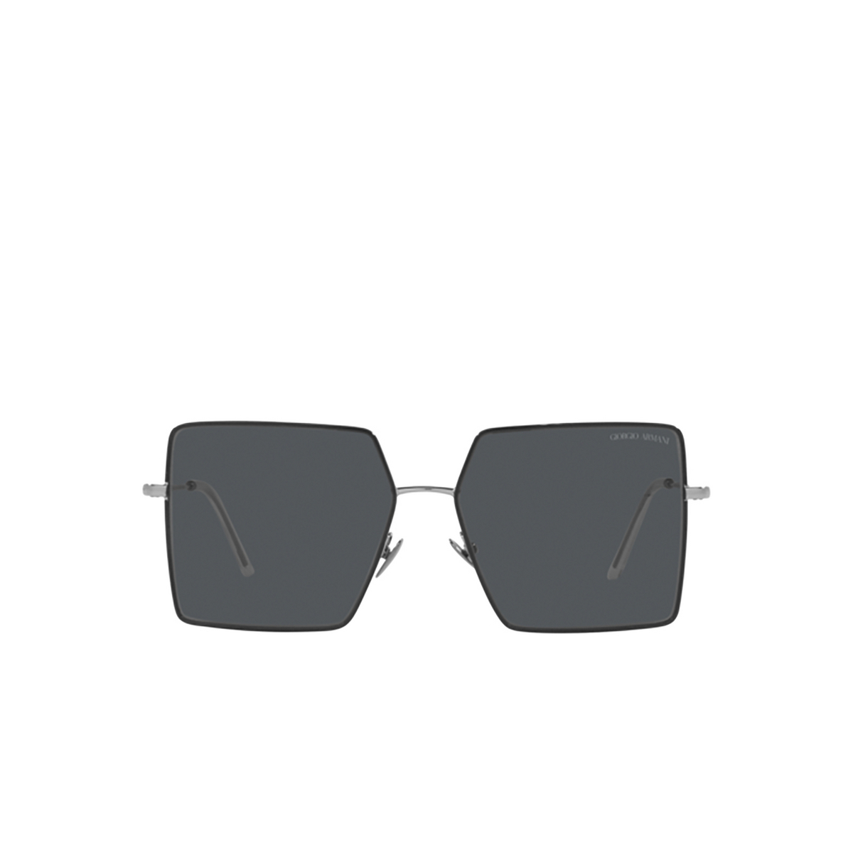 Giorgio Armani AR6143 Sunglasses 301087 Gunmetal / Black - front view