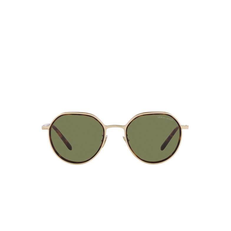Giorgio Armani AR6144 Sunglasses 30022A matte pale gold - 1/4
