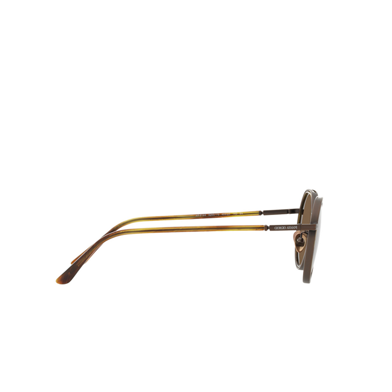 Giorgio Armani AR6144 Sunglasses 326073 brushed bronze - 3/4