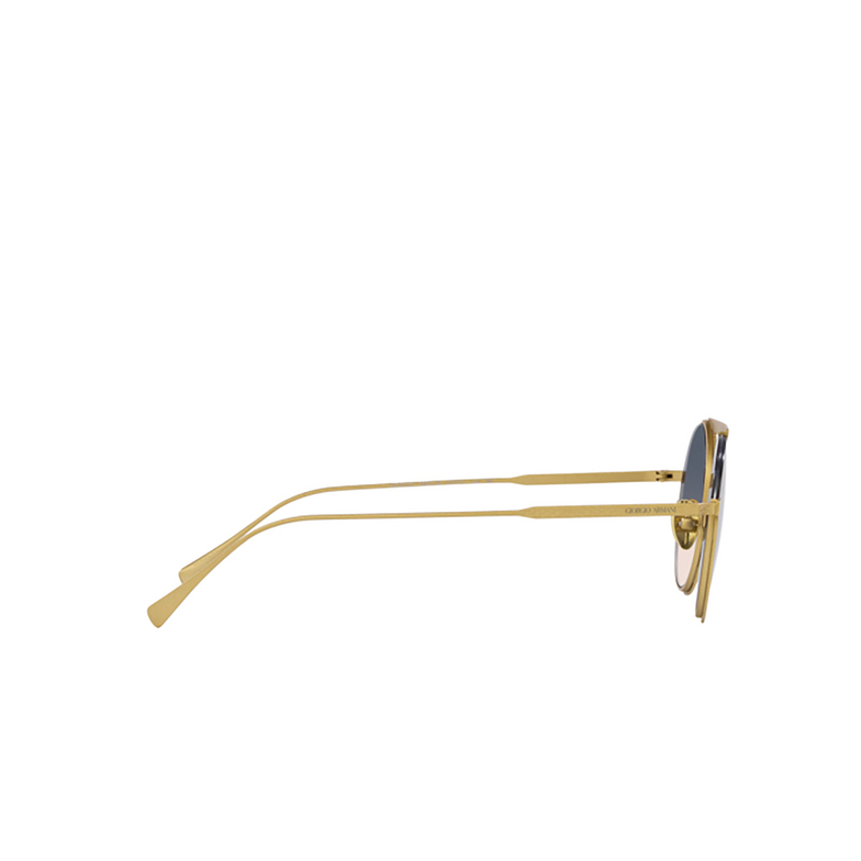 Giorgio Armani AR6146 Sunglasses 3350I9 matte pale gold - 3/4