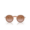 Giorgio Armani AR6147T Sunglasses 335213 shiny transparent brown - product thumbnail 1/4